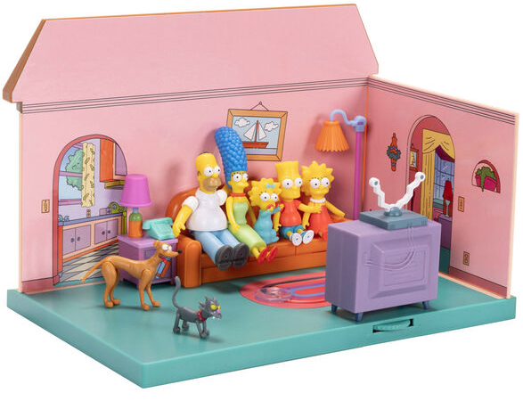 Set de joaca cu figurine - Casa familiei Simpsons | Jakks Pacific - 2 | YEO