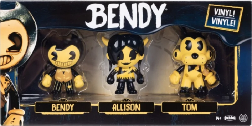 Set 3 figurine - Bendy | Jakks Pacific - 2 | YEO