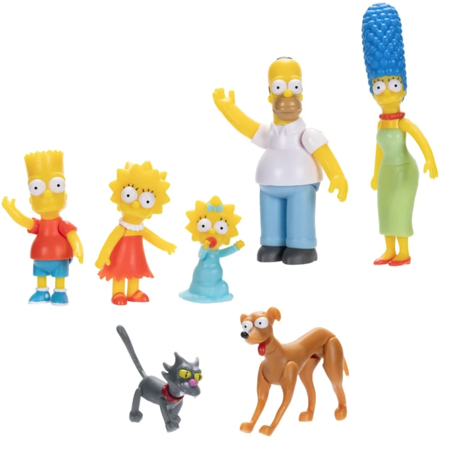 Set 7 figurine - The Simpsons | Jakks Pacific