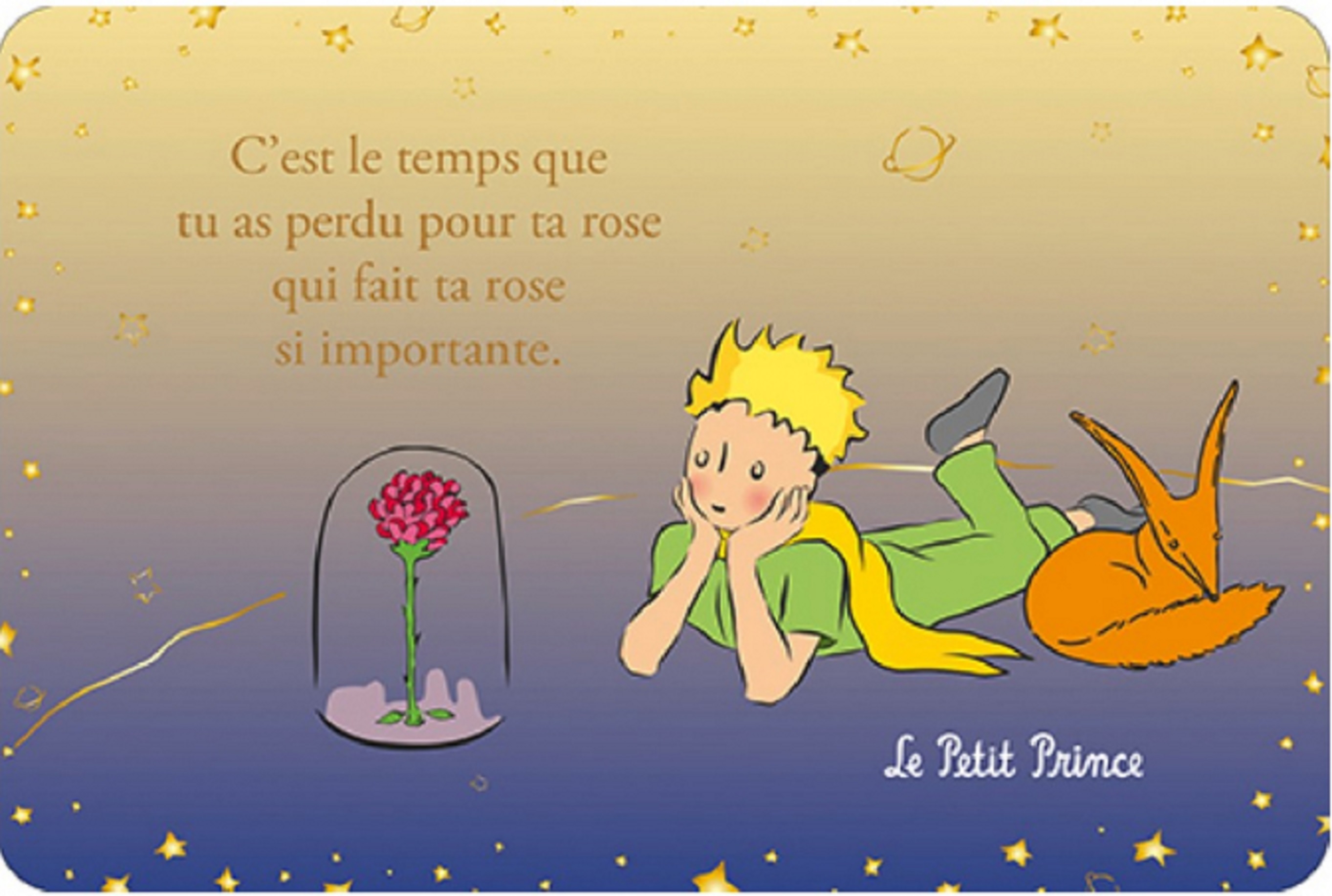 Carte postala - Le Petit Prince - Merci | Kiub