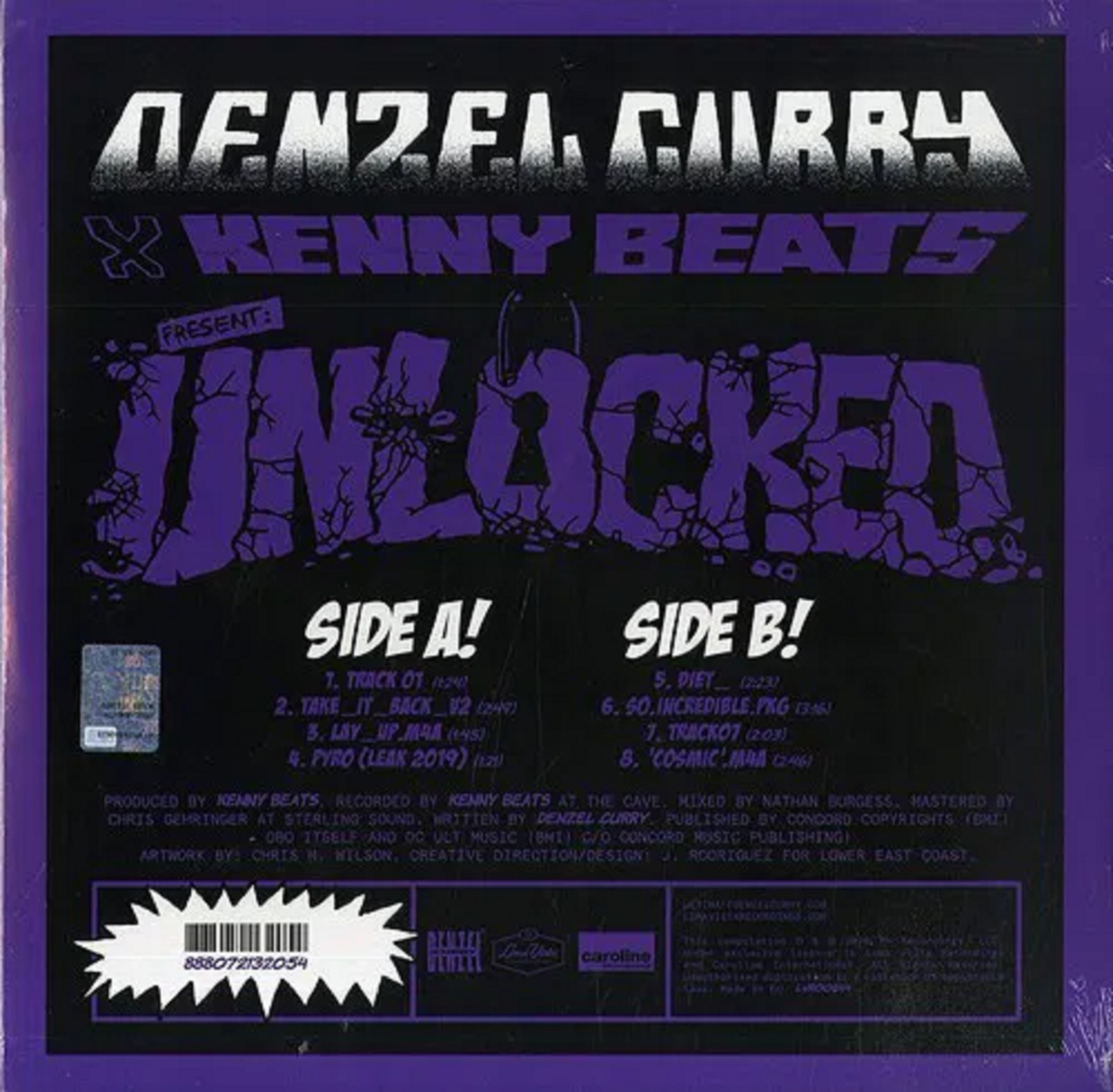 Unlocked - Vinyl | Denzel Curry, Kenny Beats