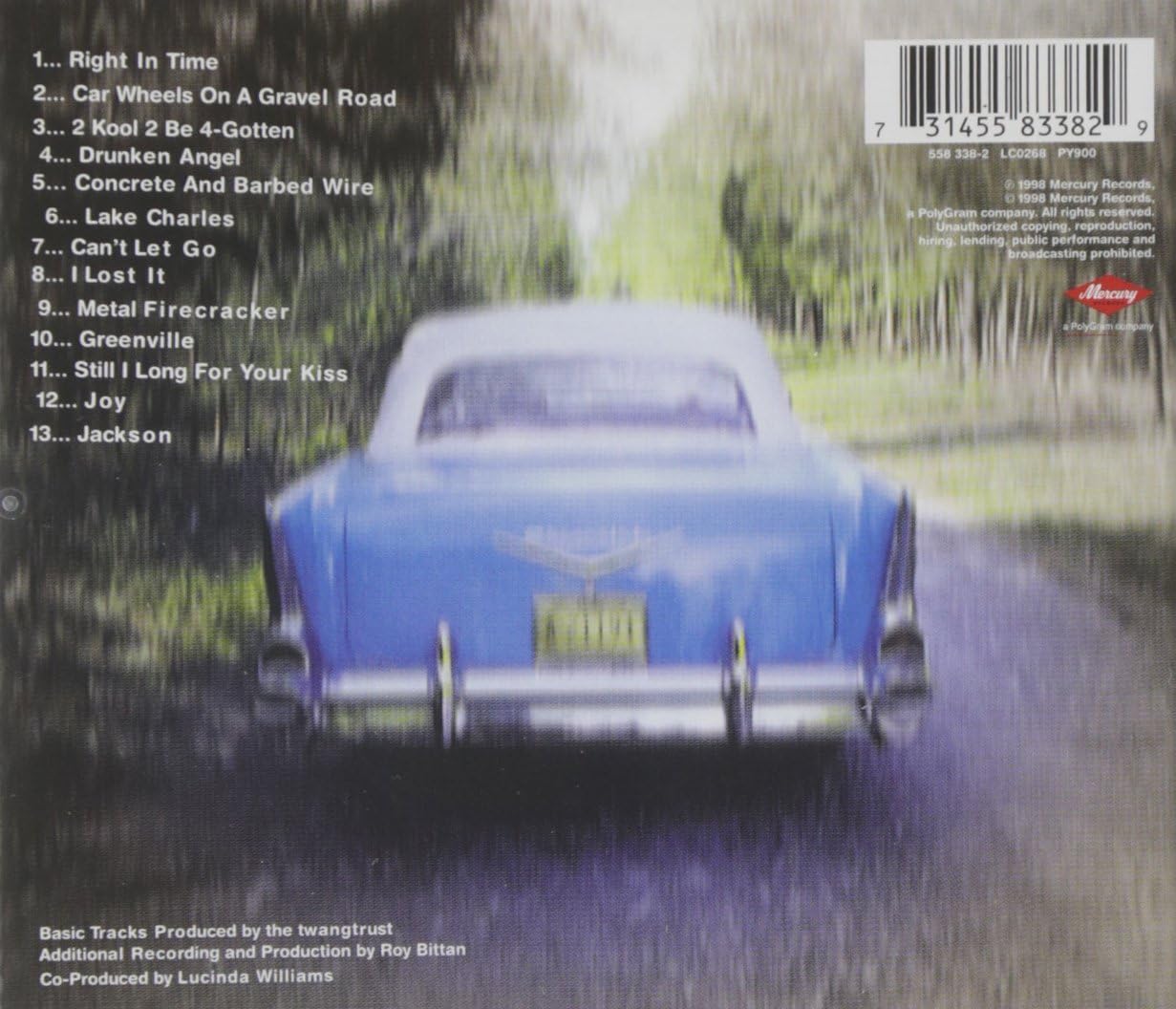 Car Wheels On A Gravel Road | Lucinda Williams
