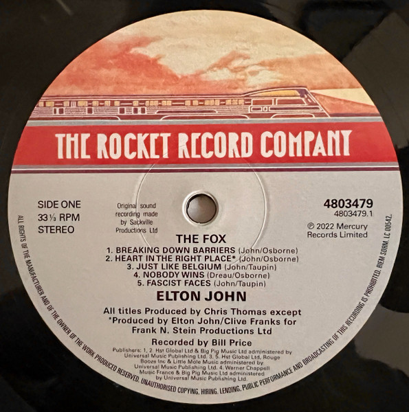 The Fox - Vinyl | Elton John - 1 | YEO