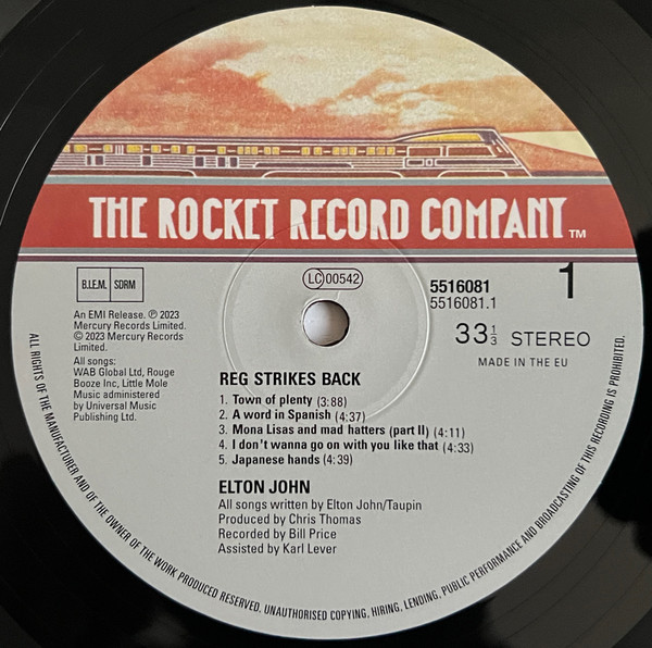 Reg Strikes Back - Vinyl | Elton John - 1 | YEO