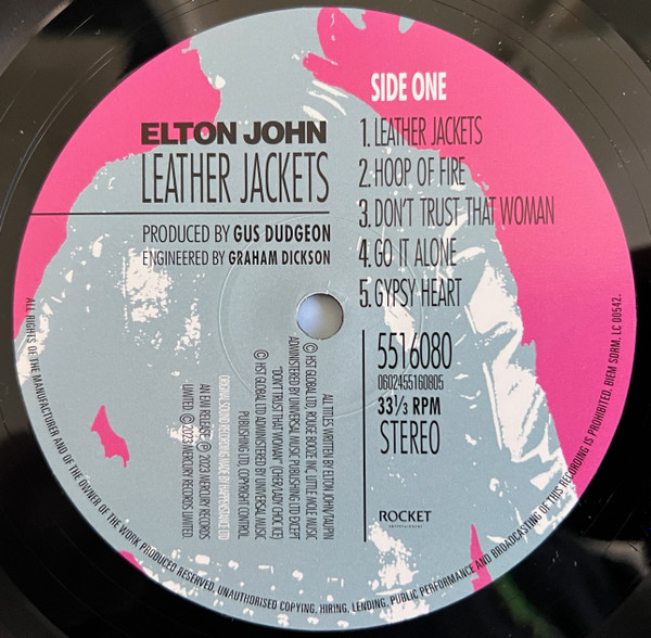 Leather Jackets - Vinyl | Elton John - 1 | YEO