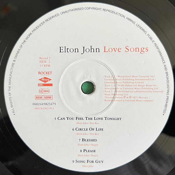 Love Songs - Vinyl | Elton John - 4 | YEO