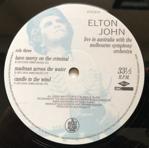 Live In Australia - Vinyl | Elton John - 3 | YEO