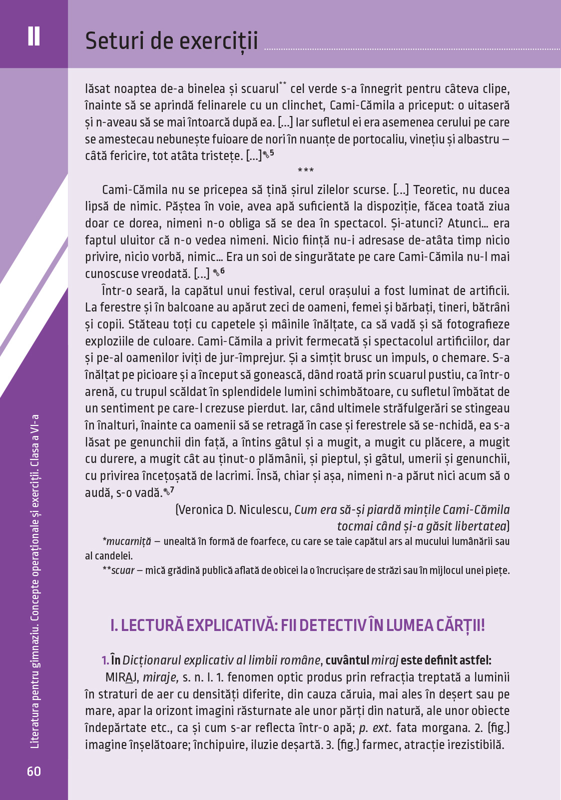 Literatura pentru gimnaziu. Concepte operationale si exercitii. Clasa a VI-a | Irina-Roxana Georgescu, Delia-Monica Georgescu, Raluca-Diana Raducanu, Adriana Dudas-Vasile, Adriana Chioaru, Amalia Gabriela Serbu - 3 | YEO