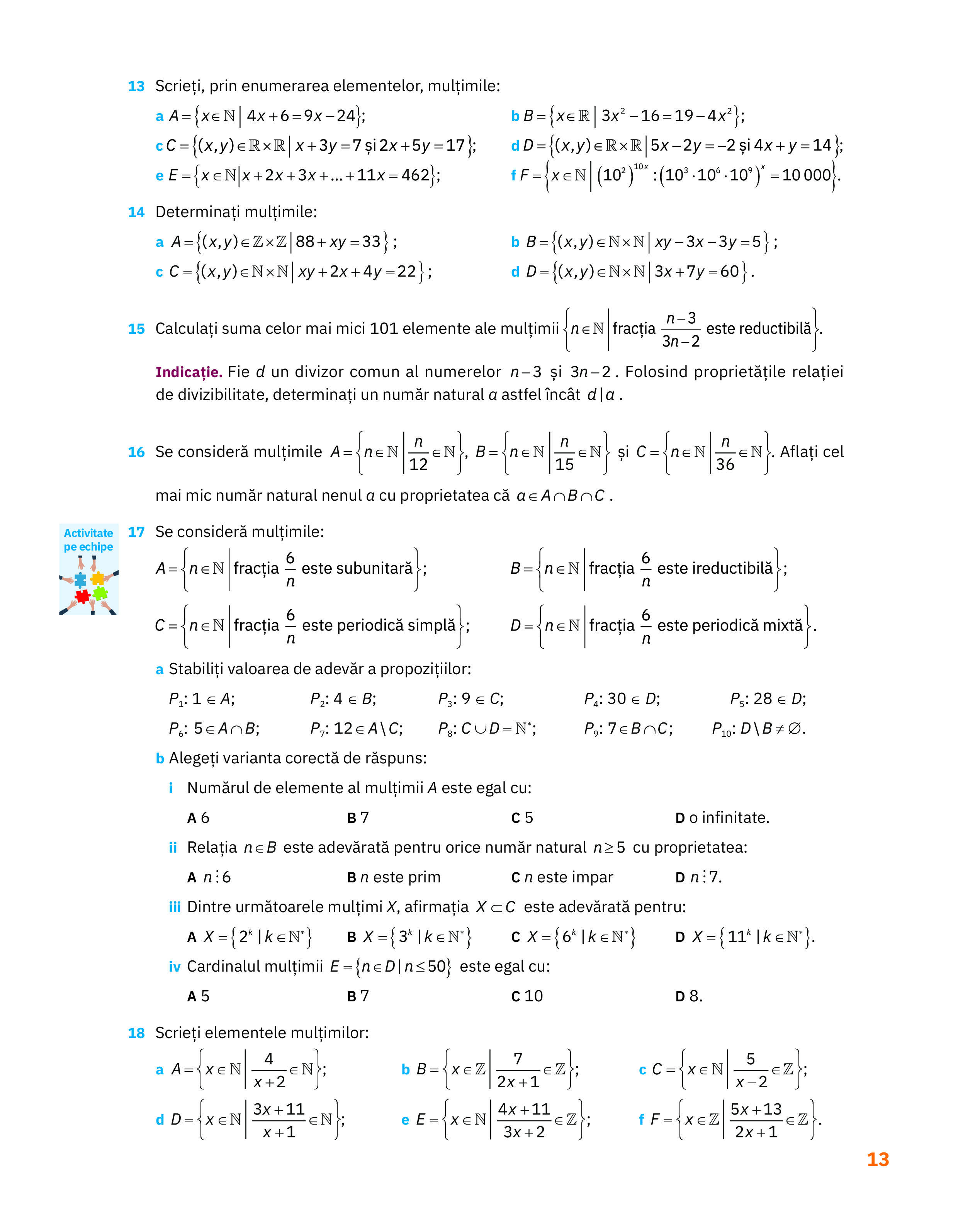 Matematica - Clasa a VIII-a, Partea 1 | Marius Perianu, Mircea Fianu, Dana Heuberger - 9 | YEO