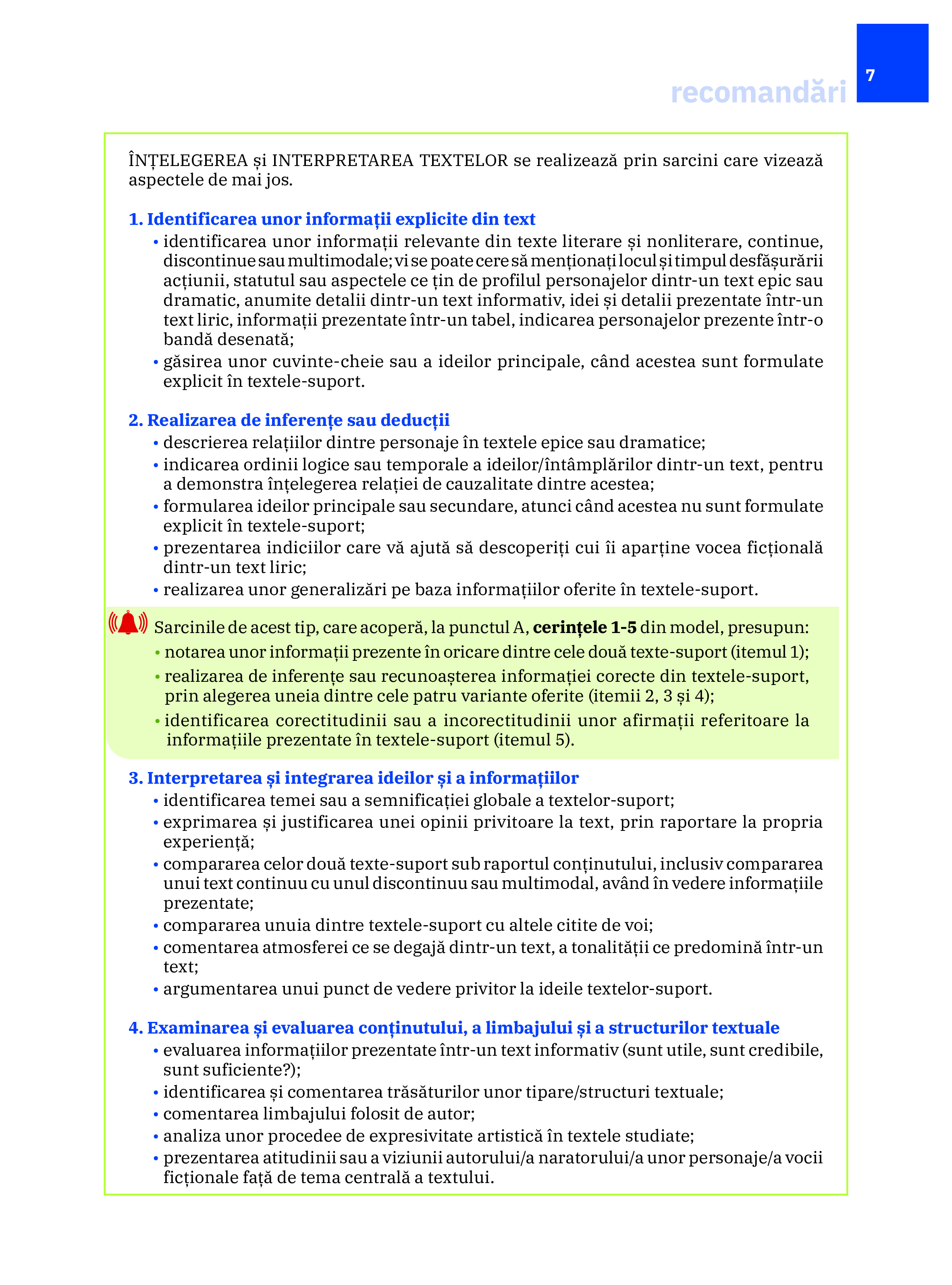 Teste pentru succes - Limba si literatura romana, Evaluarea nationala 2025 - Clasa a VIII-a | Laura-Maria Ierulescu, Florentina Samihaian, Sofia Dobra, Monica Halaszi, Anca Davidoiu-Roman, Horia Corches - 3 | YEO