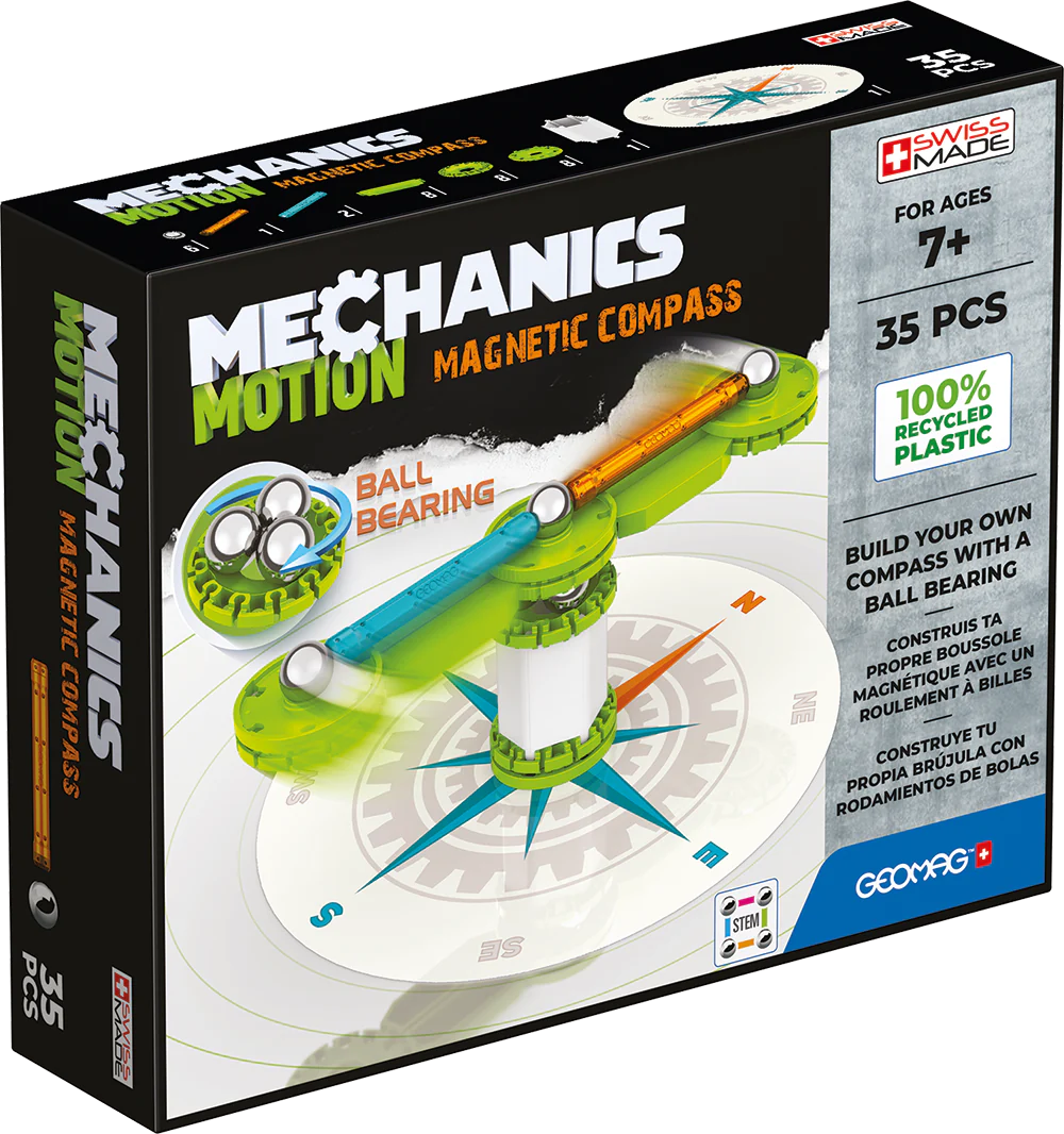 Set de constructie - Mechanics Motion - Magnetic Compass | Geomag - 3 | YEO