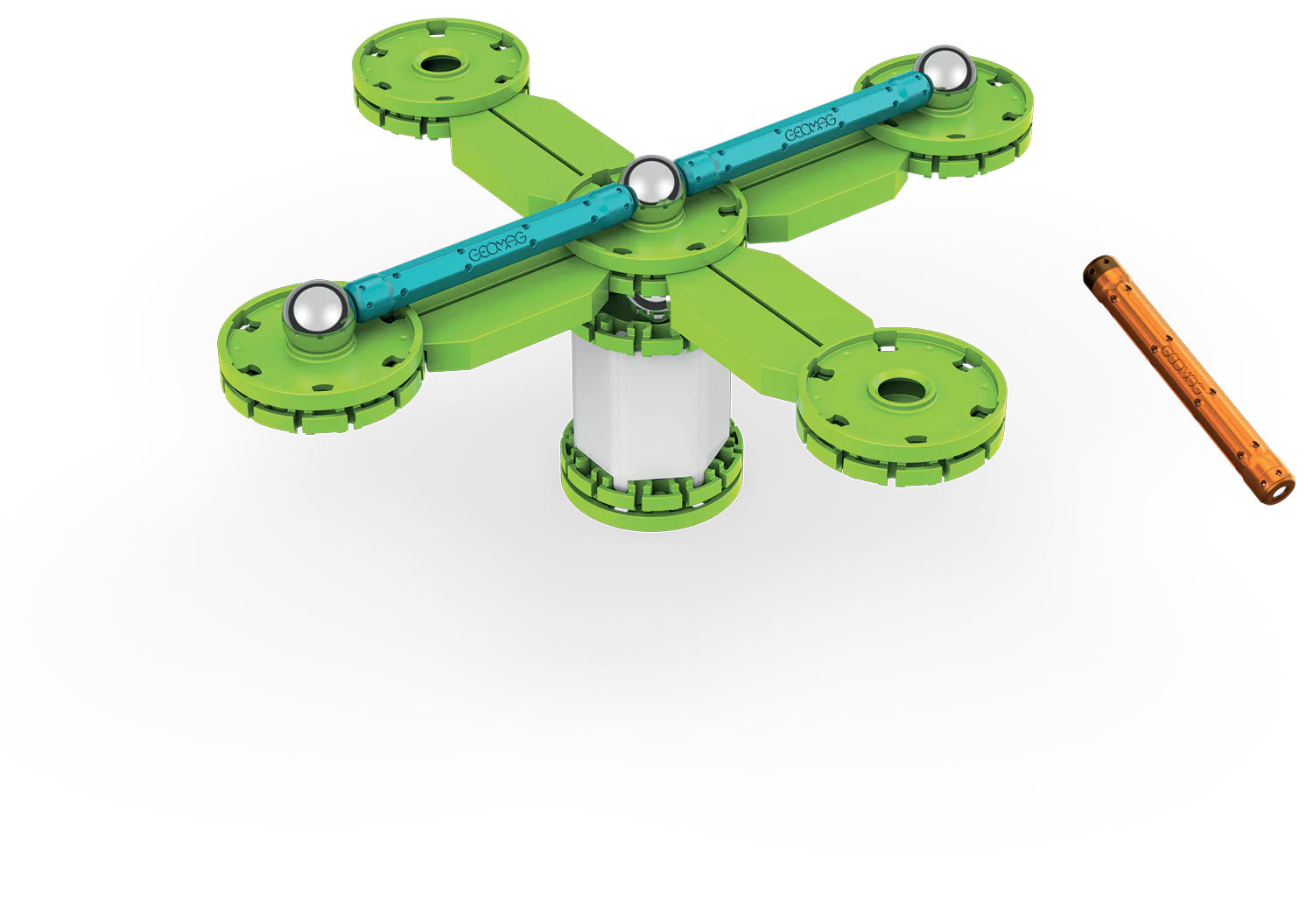 Set de constructie - Mechanics Motion - Magnetic Compass | Geomag - 2 | YEO