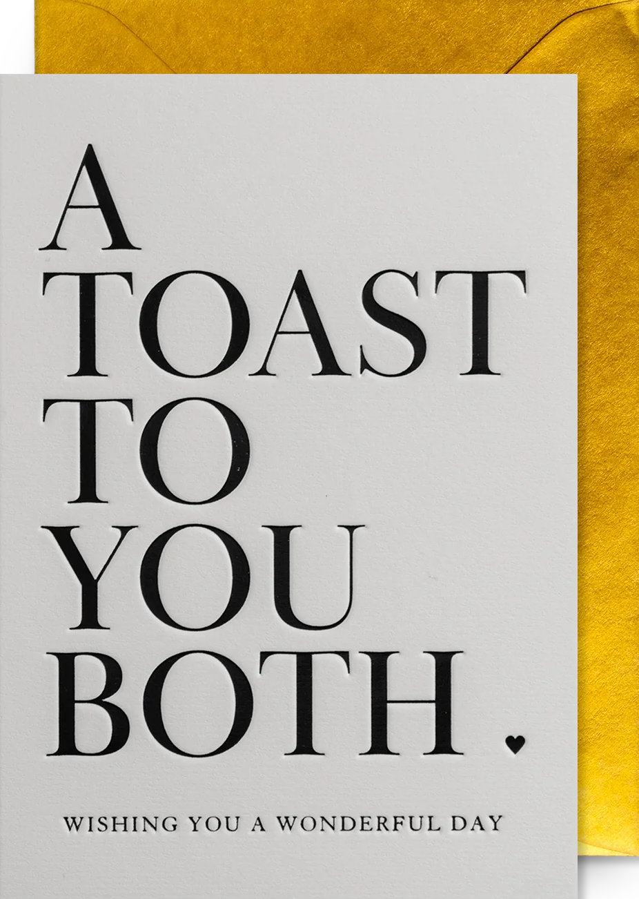 Felicitare - Postco - A Toast to You Both - Greeting Card | Lagom Design - 2 | YEO