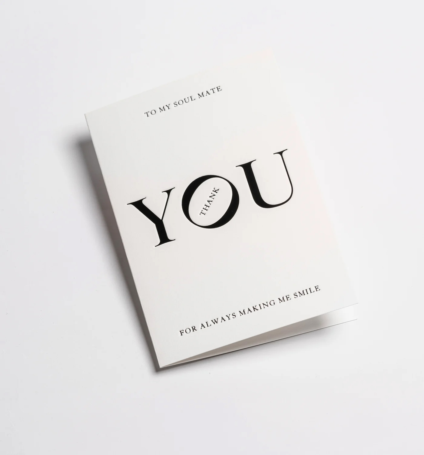 Felicitare - Postco - To My Soul Mate, Thank You - Greeting Card | Lagom Design