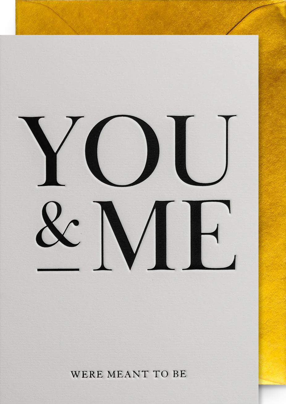 Felicitare - Postco - You & Me Were Meant to Be - Greeting Card | Lagom Design - 2 | YEO