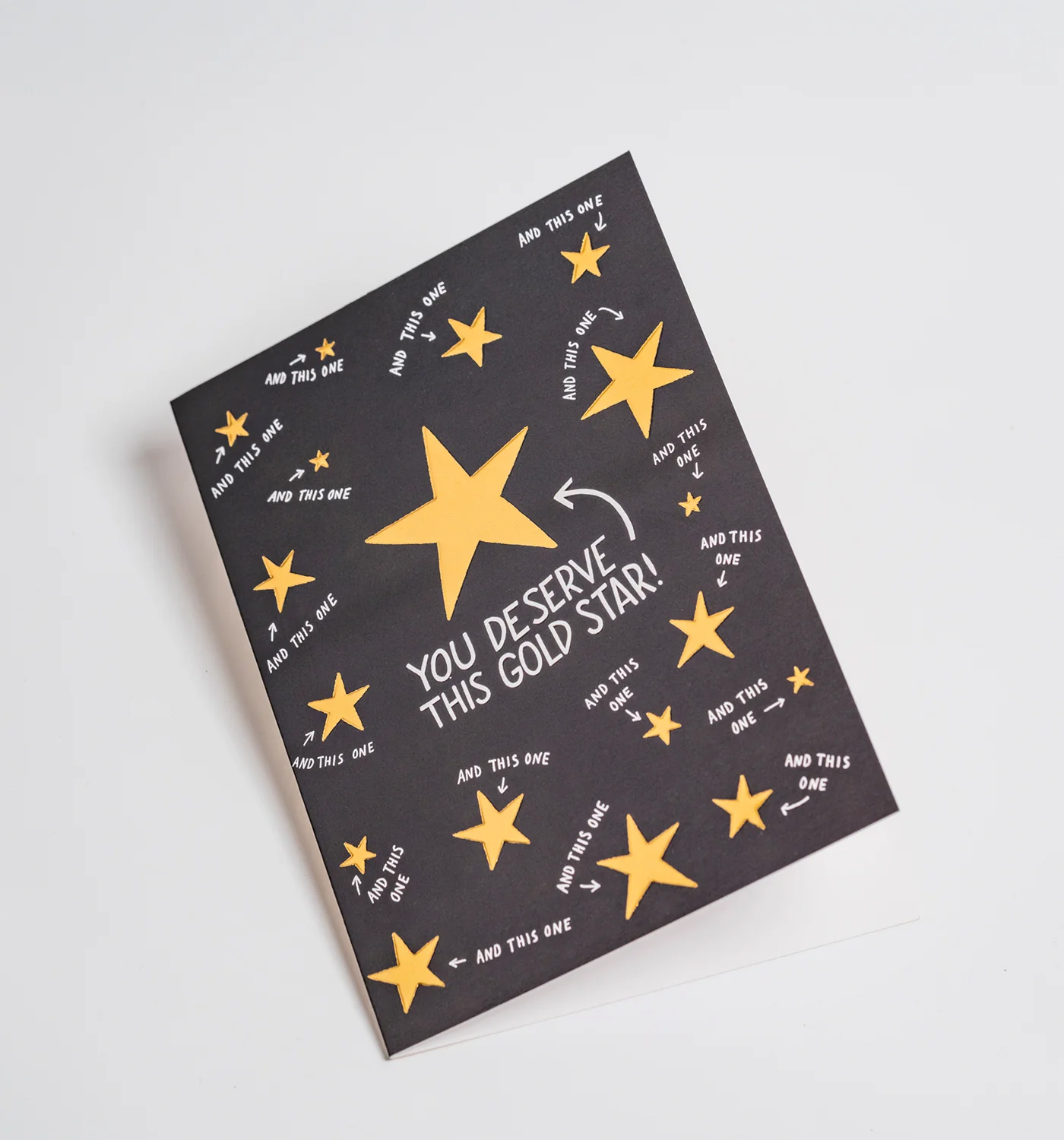 Felicitare - Ruby Taylor - You Deserve this Gold Star! - Greeting Card | Lagom Design