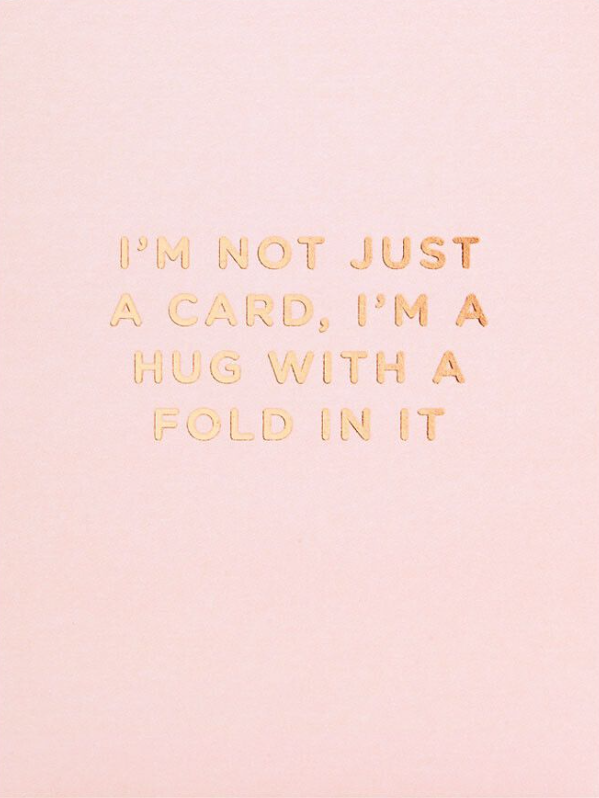 Felicitare - Cherished - I’m Not Just a Card, I\'m a Hug with a Fold in It | Lagom Design - 1 | YEO