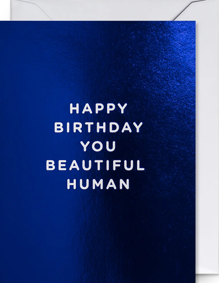 Felicitare - Cherished - Happy Birthday You Beautiful Human - Mini Card | Lagom Design - 2 | YEO