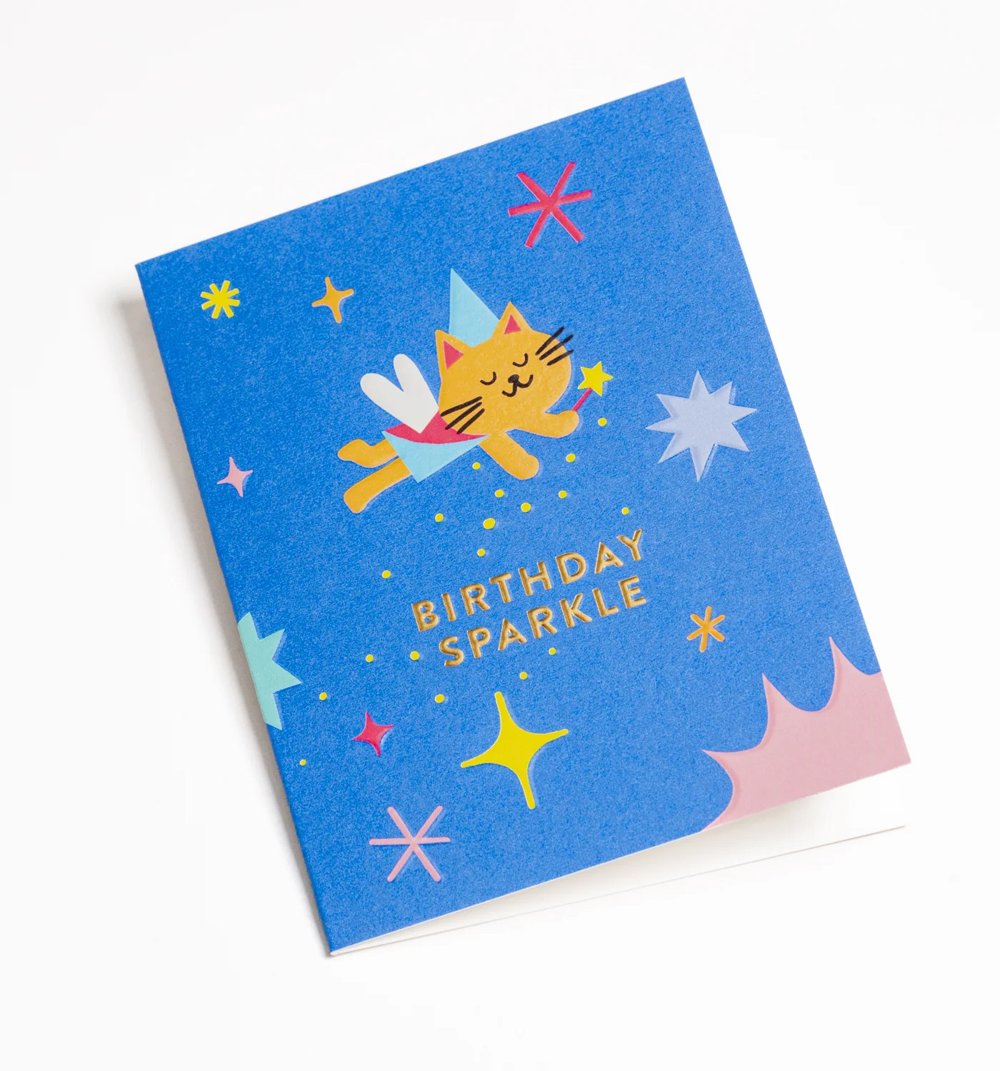 Felicitare - Jessica Das - Fairy Cat Birthday Sparkles - Mini Card | Lagom Design