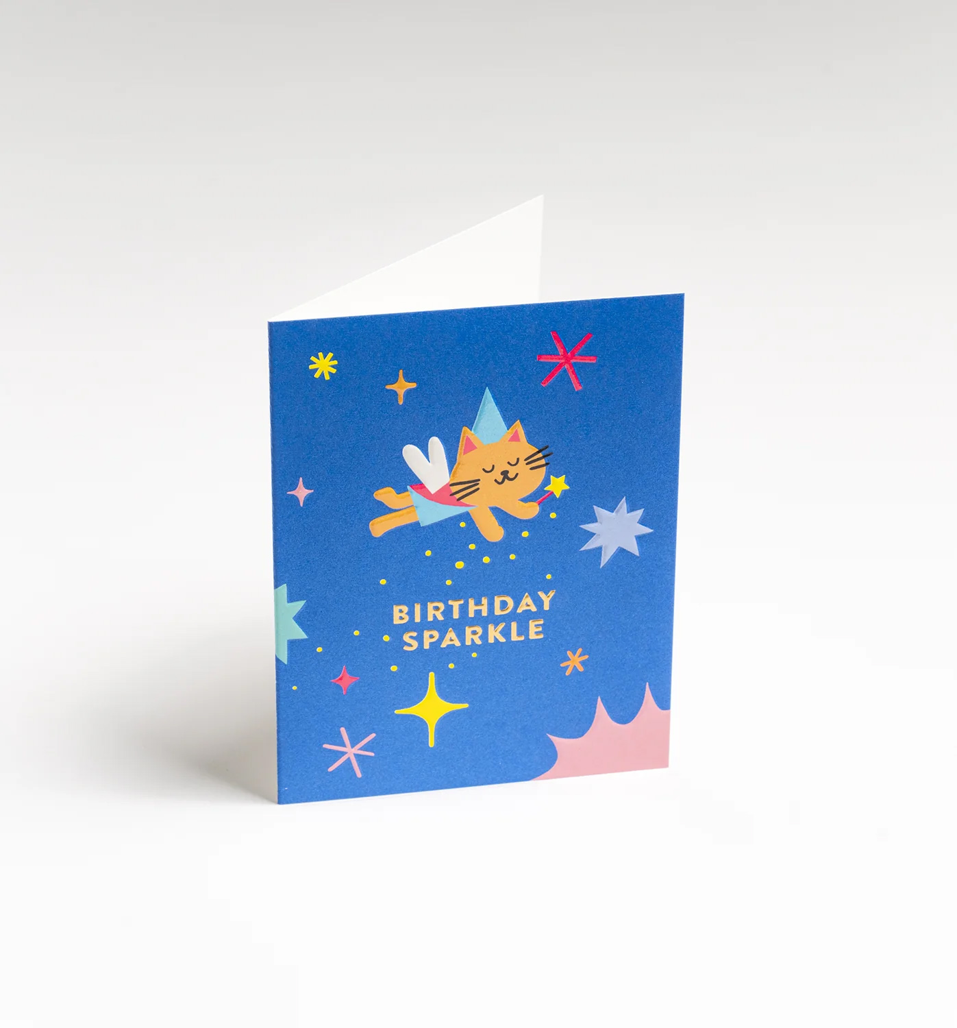 Felicitare - Jessica Das - Fairy Cat Birthday Sparkles - Mini Card | Lagom Design - 1 | YEO