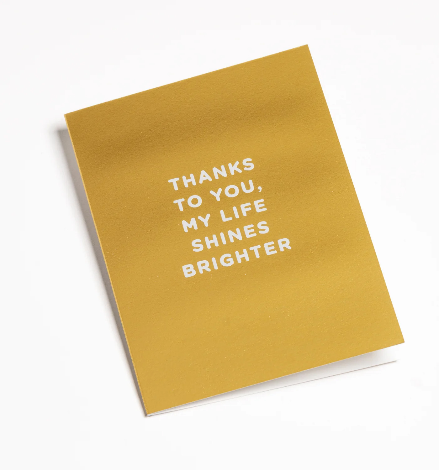 Felicitare - Cherished - Thanks to You, My Life Shines Brighter - Mini Card | Lagom Design