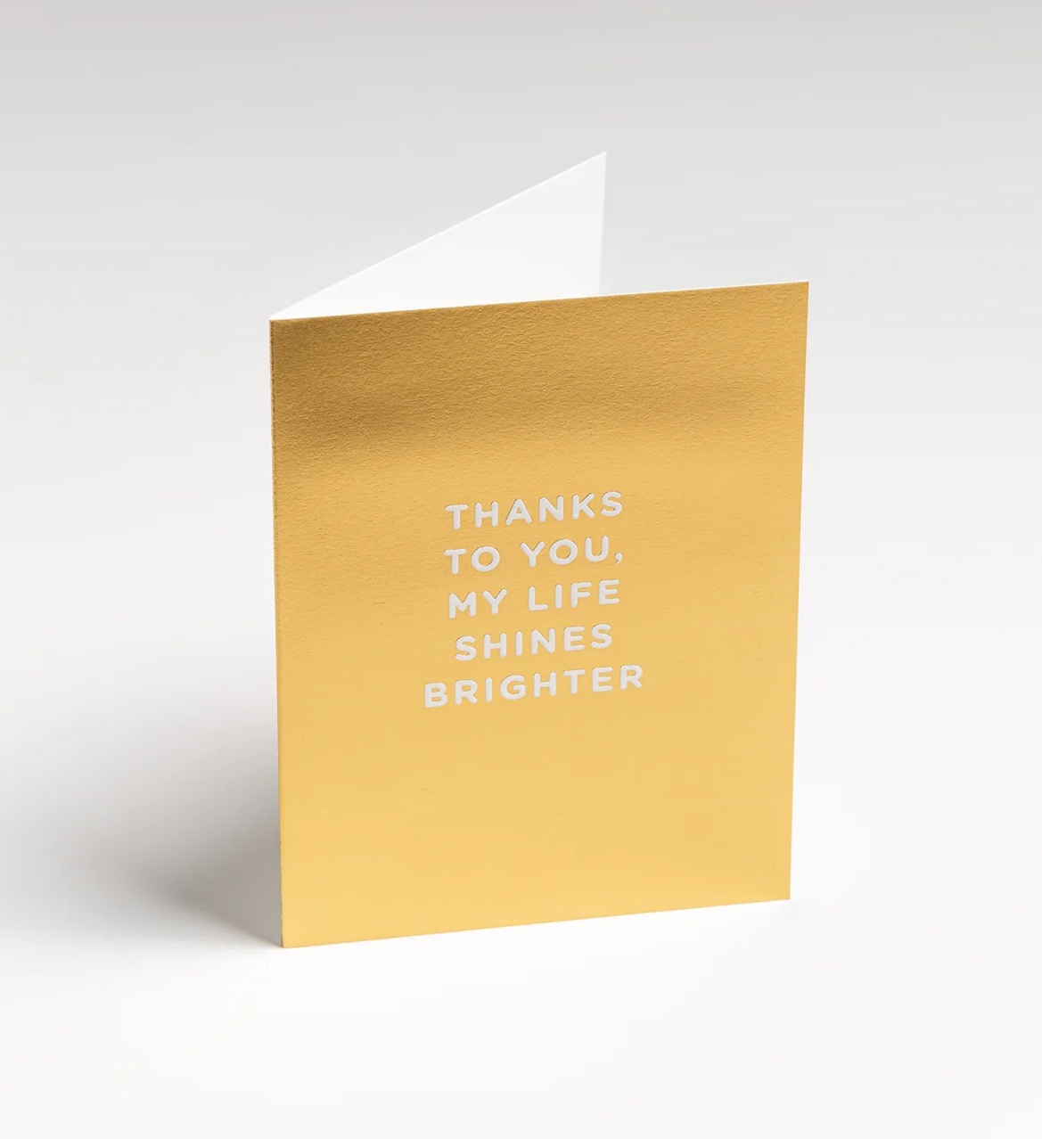 Felicitare - Cherished - Thanks to You, My Life Shines Brighter - Mini Card | Lagom Design - 1 | YEO