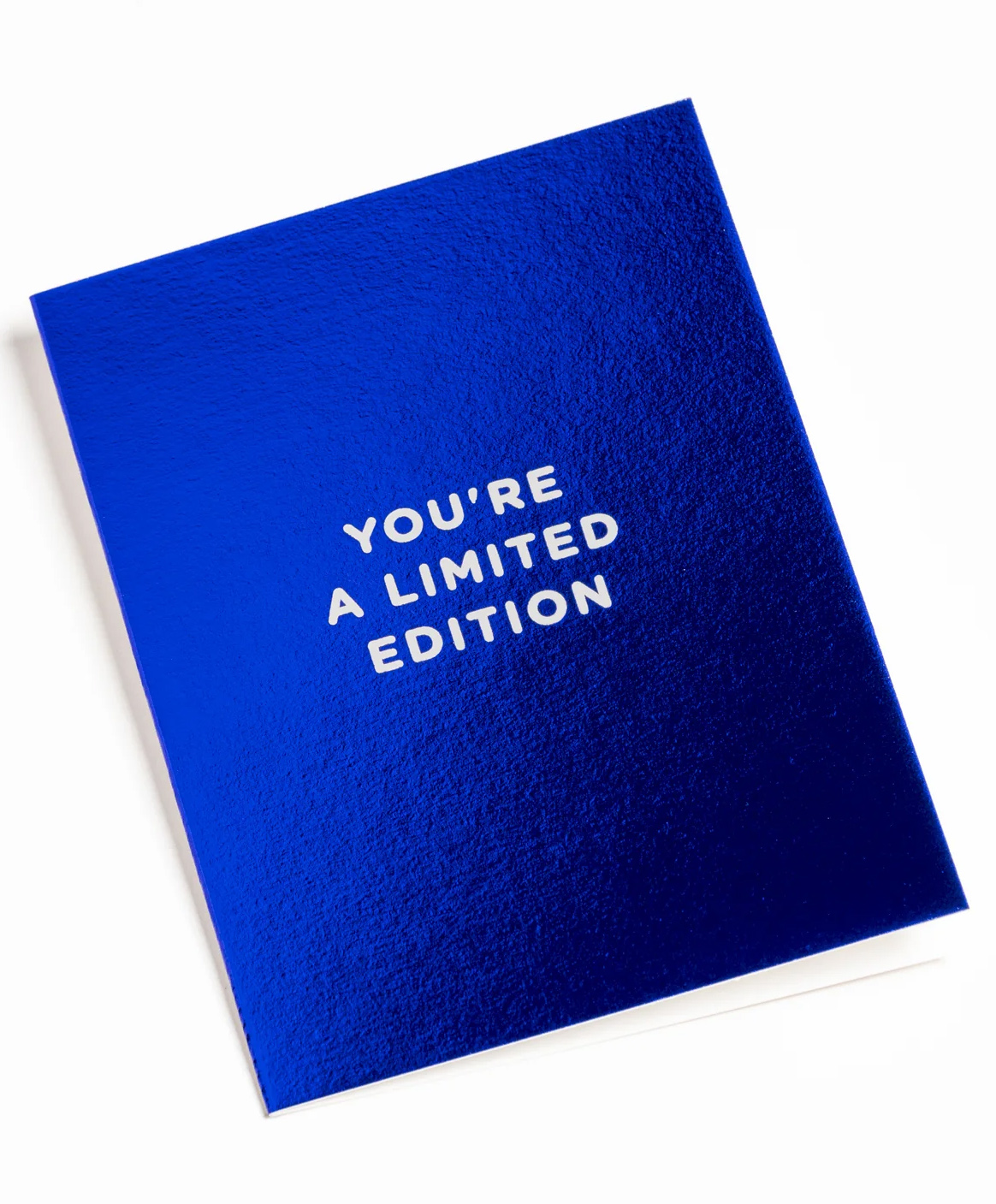 Felicitare - Cherished - You’re a Limited Edition - Blue Foiled Mini Card | Lagom Design