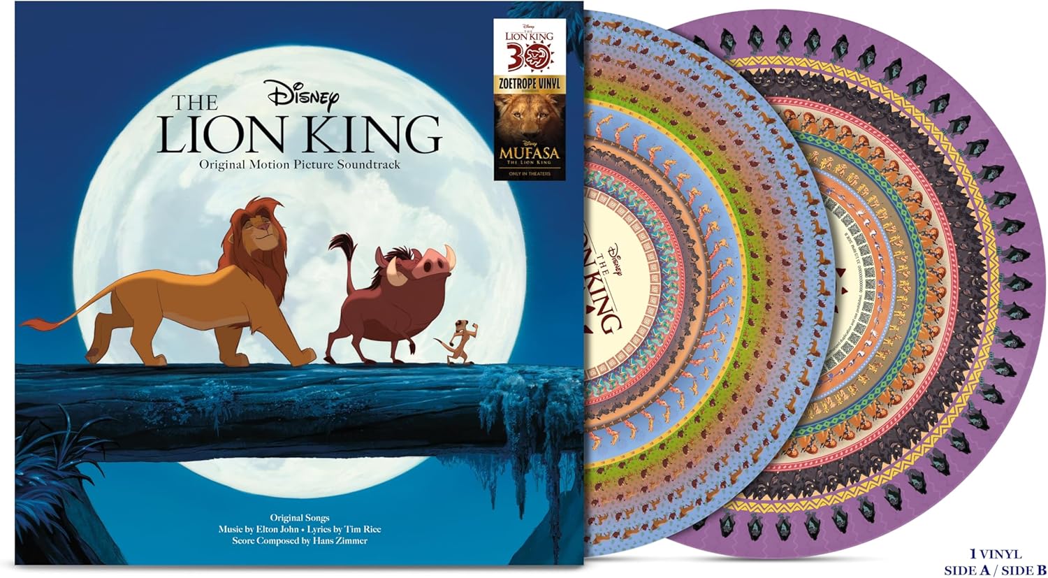 The Lion King - Soundtrack (Zoetrope Vinyl, 30th Anniversary) | Various Artists