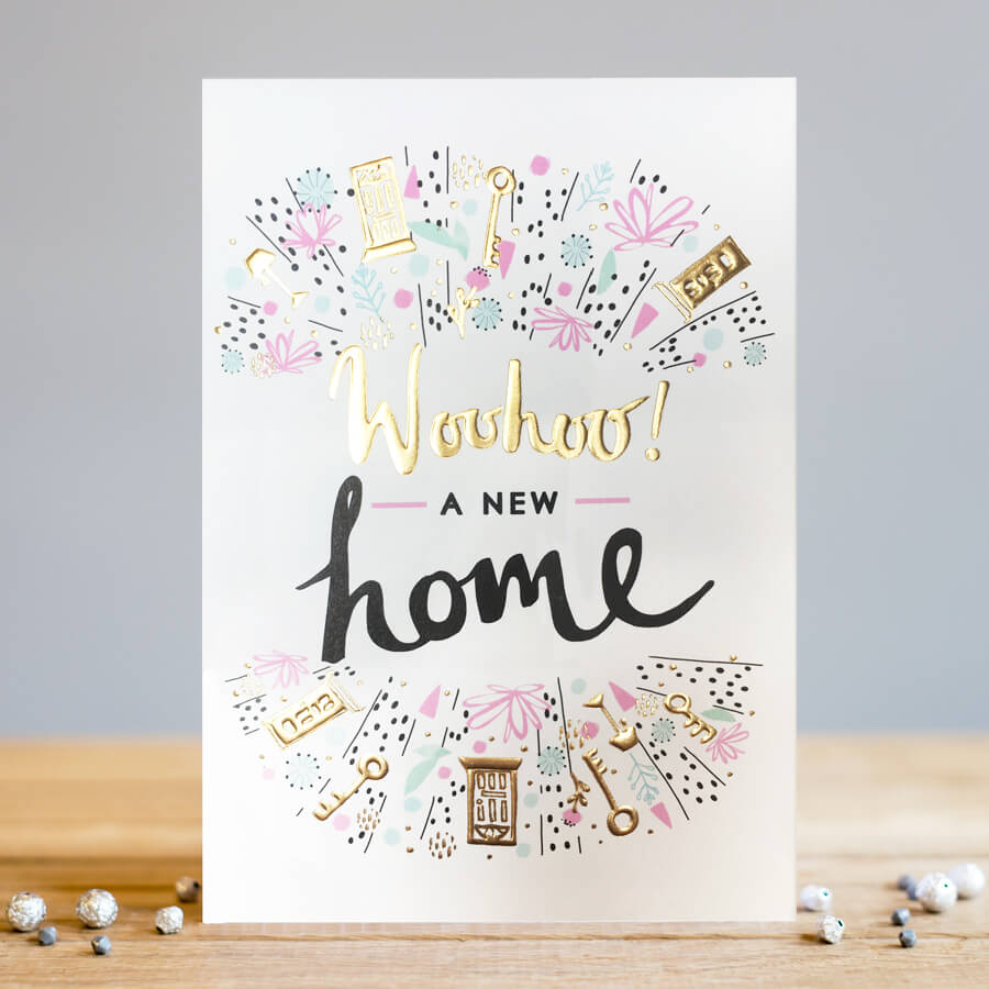 Felicitare - Woohoo New Home | Louise Tiler Designs