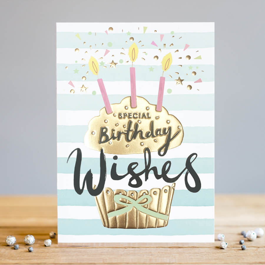 Felicitare - Birthday Wishes Cupcake | Louise Tiler Designs image