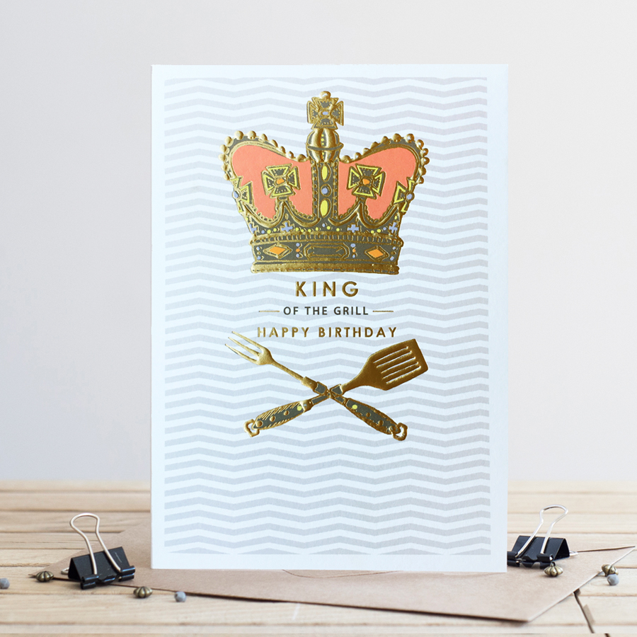 Felicitare - King of the Grill | Louise Tiler Designs