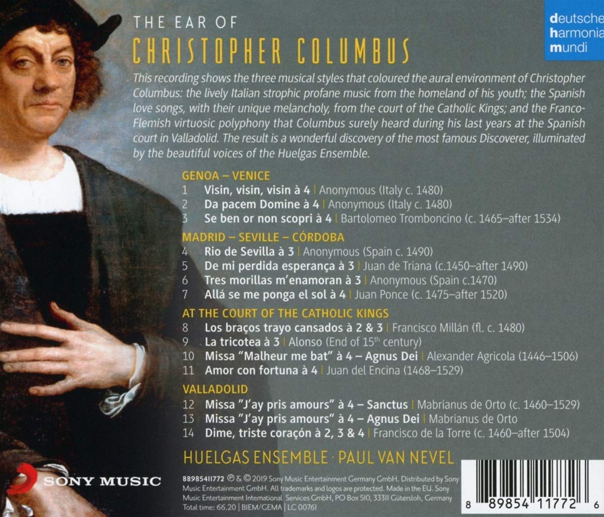 The Ear Of Christopher Columbus | Huelgas Ensemble