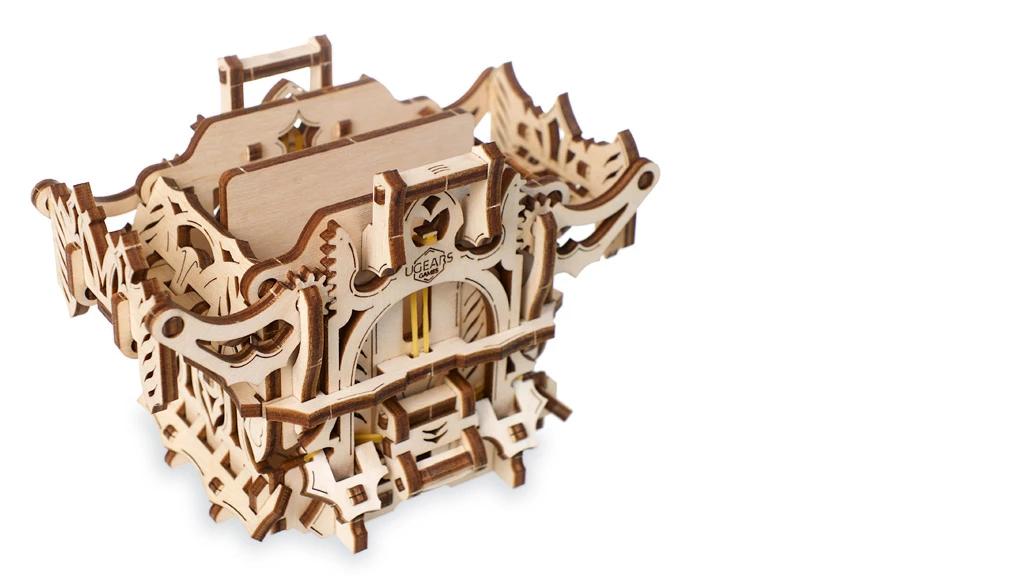  Puzzle 3D - Cutie pentru carti de joc (Deck box) | Ugears 