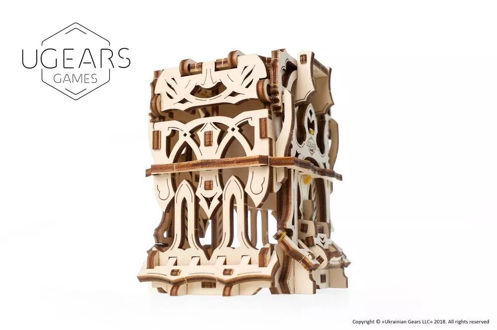 Puzzle 3D - Cutie pentru carti de joc (Deck box) | Ugears - 1 | YEO