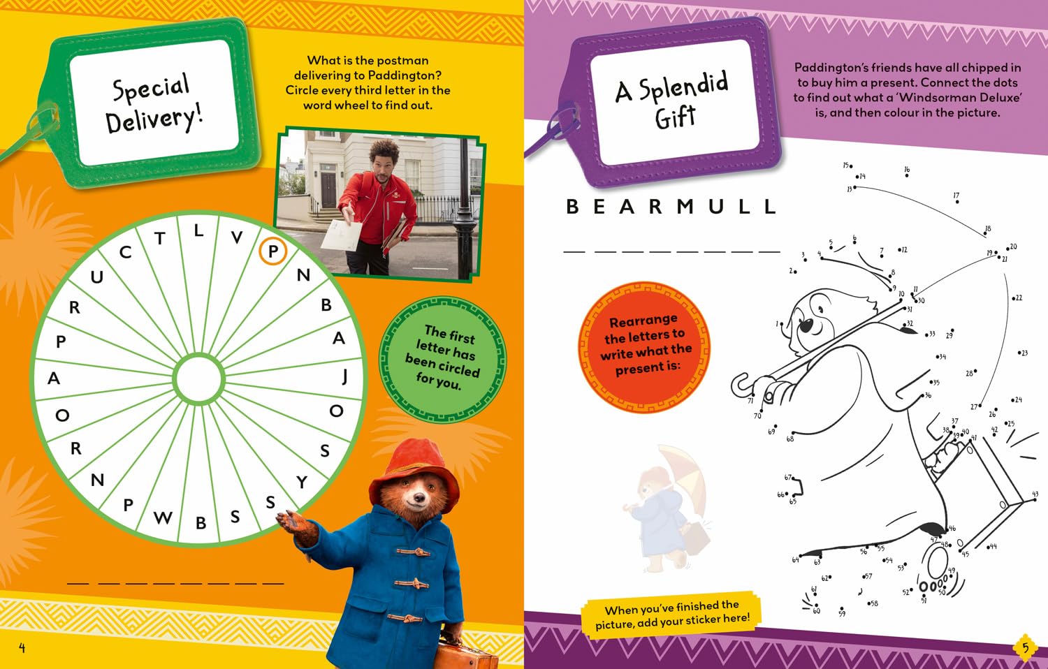 Paddington in Peru: Sticker Activity Book | HarperCollins Children’s Books