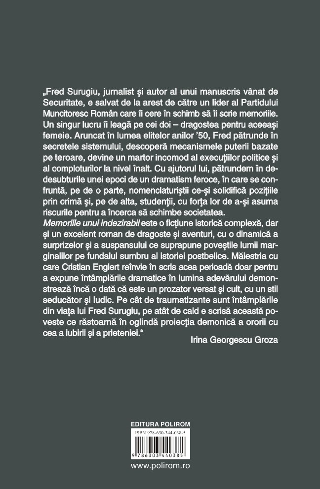 Memoriile unui indezirabil | Cristian Englert