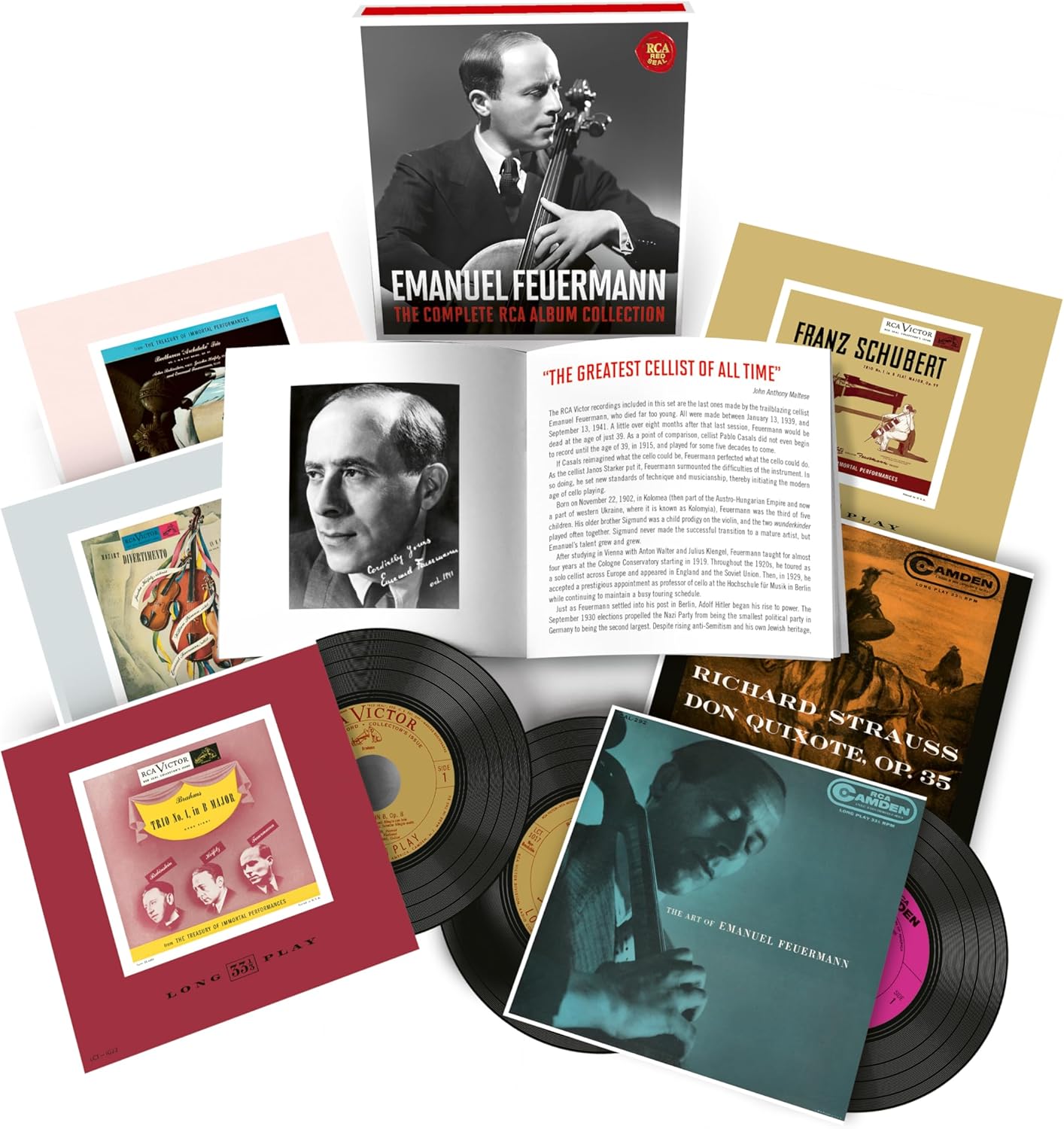 Emanuel Feuermann - The Complete RCA Album Collection | Emanuel Feuermann, Jascha Heifetz, Franz Rupp, Arthur Rubinstein, Philadelphia Orchestra, Eugene Ormandy