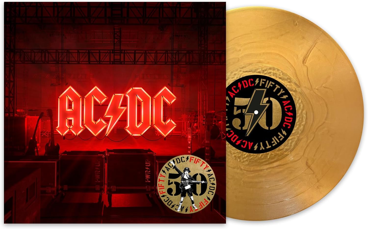 PWR/UP (Gold Vinyl, 50th Anniversary Edition, Gatefold) | AC/DC