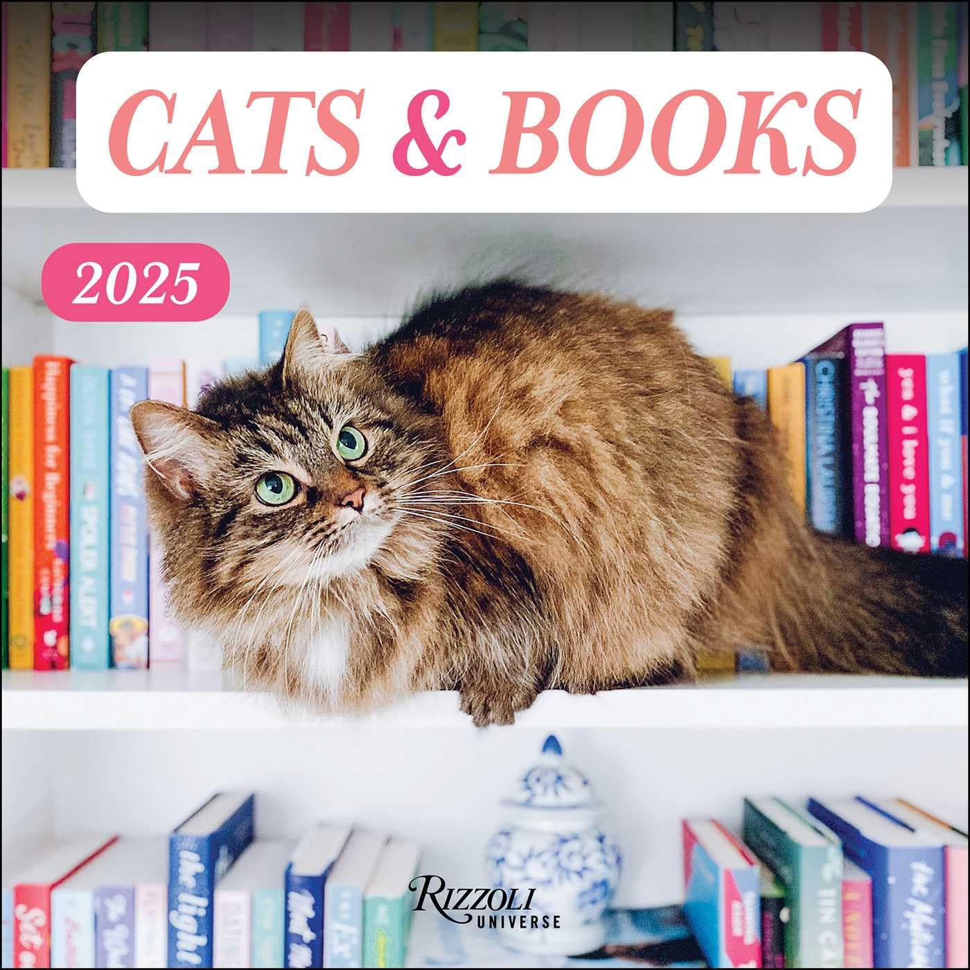 Calendar 2025 - Cats & Books | Rizzoli Universe - 4 | YEO