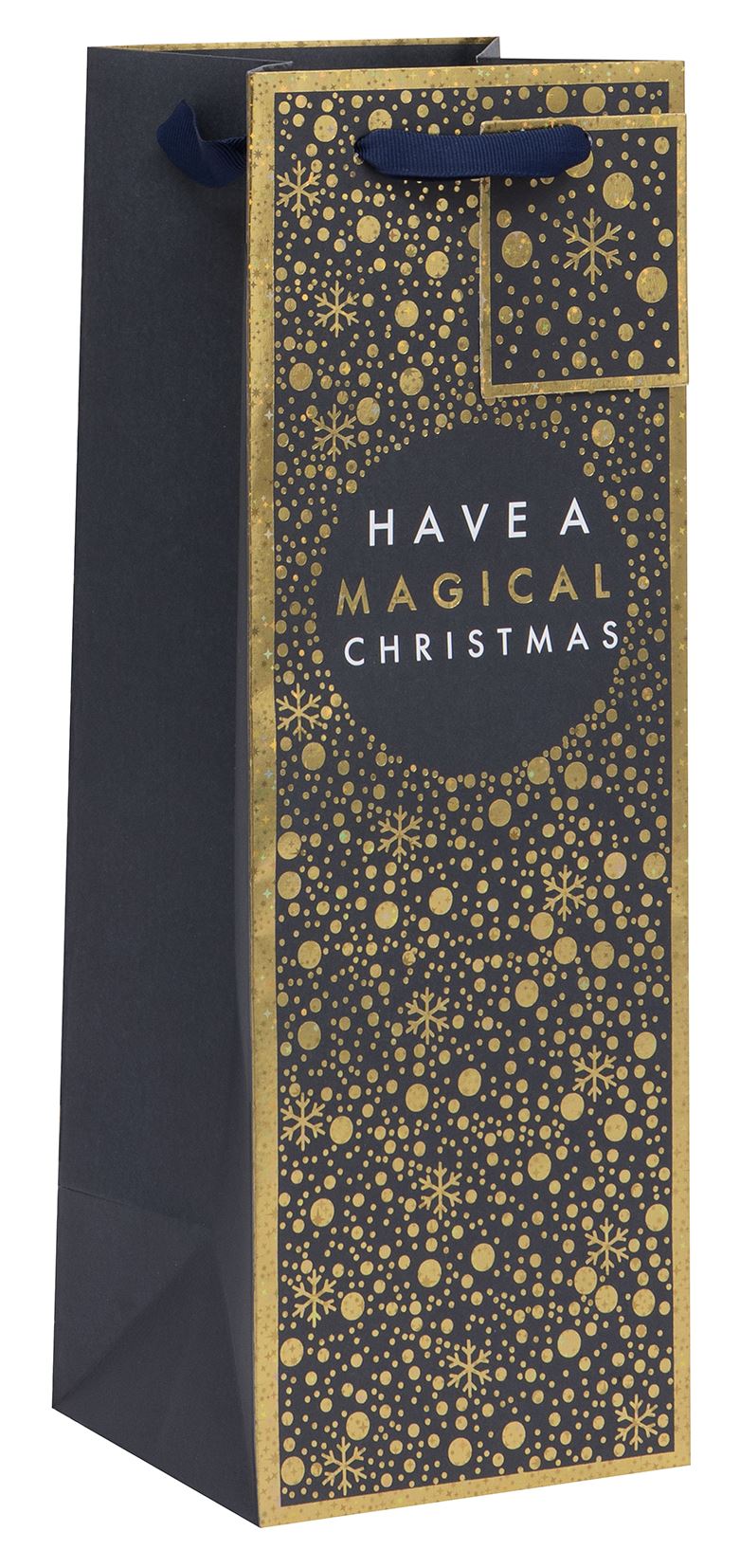 Punga de cadou - Bottle - XL Magical Christmas Midnight | Glick