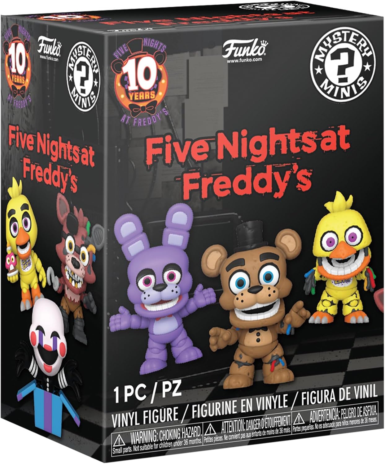 Figurina - Mystery Minis: Five Nights at Freddie\'s 10th Anniversary - Pret pe bucata | Funko - 1 | YEO