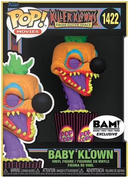 Figurina - Pop! Killer Klowns from Outer Space: Baby Klown (Blacklight) | Funko - 1 | YEO