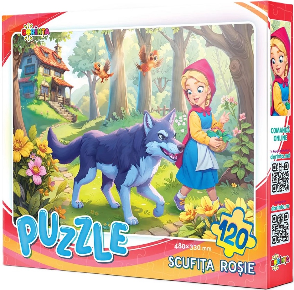 Puzzle 120 piese - Scufita Rosie | Dorint - 1 | YEO