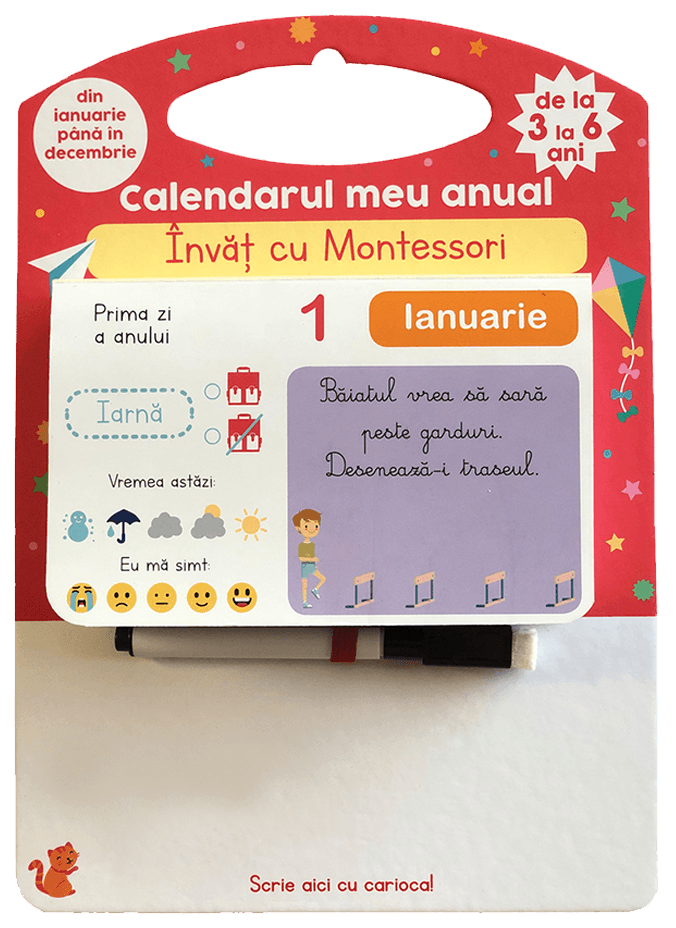 Calendarul meu anual. Invat cu Montessori | Stephanie Boudaillle-Lorin adolescenti