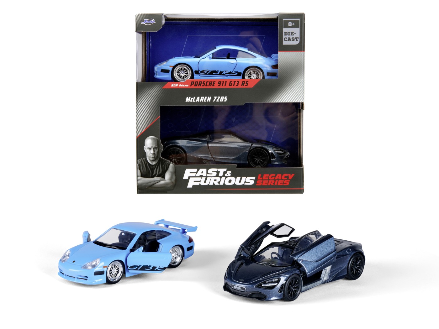 Set 2 masinute metalice - Porsche 911 Gt3 Rs si Mclaren 720s | Jada Toys - 4 | YEO