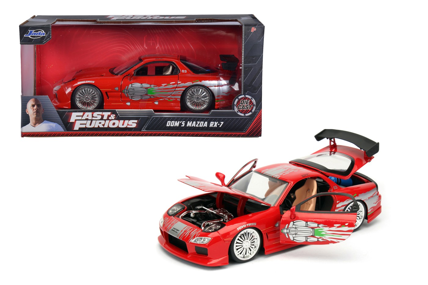 Masinuta metalica - Dom S Mazda Rx-7 | Jada Toys - 5 | YEO