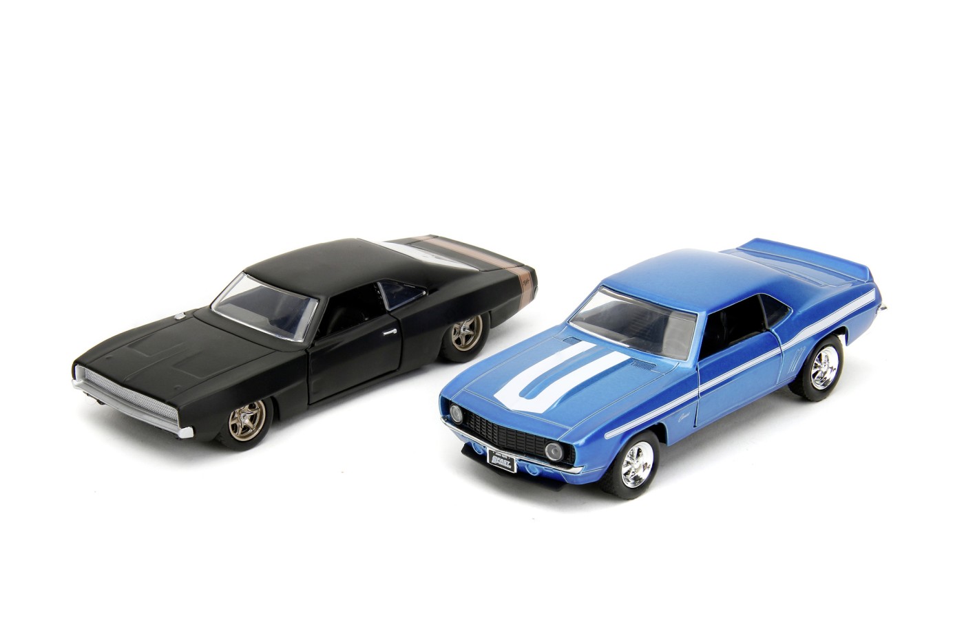 Set 2 masinute metalice - Chevrolet Camaro si Dodge Charger Widebody | Jada Toys