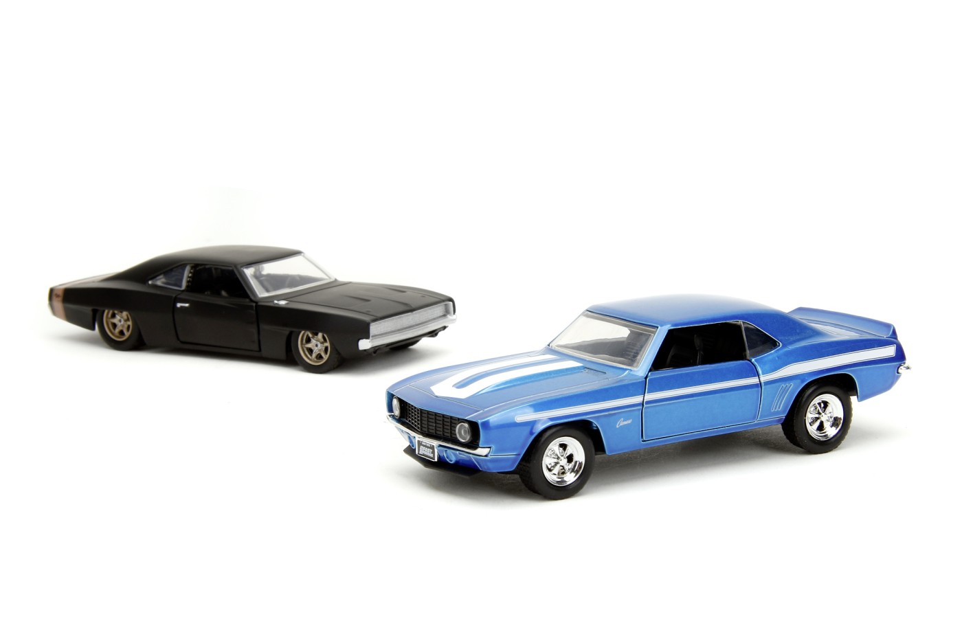 Set 2 masinute metalice - Chevrolet Camaro si Dodge Charger Widebody | Jada Toys - 1 | YEO