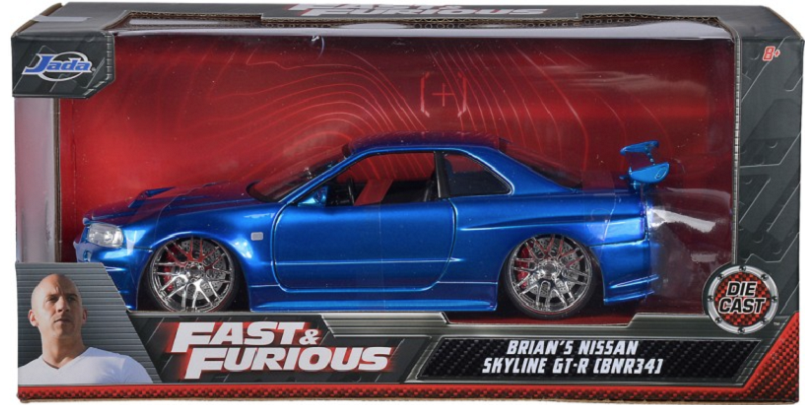 Masinuta metalica - Brian\'s Nissan Skyline Gt-r | Jada Toys - 7 | YEO