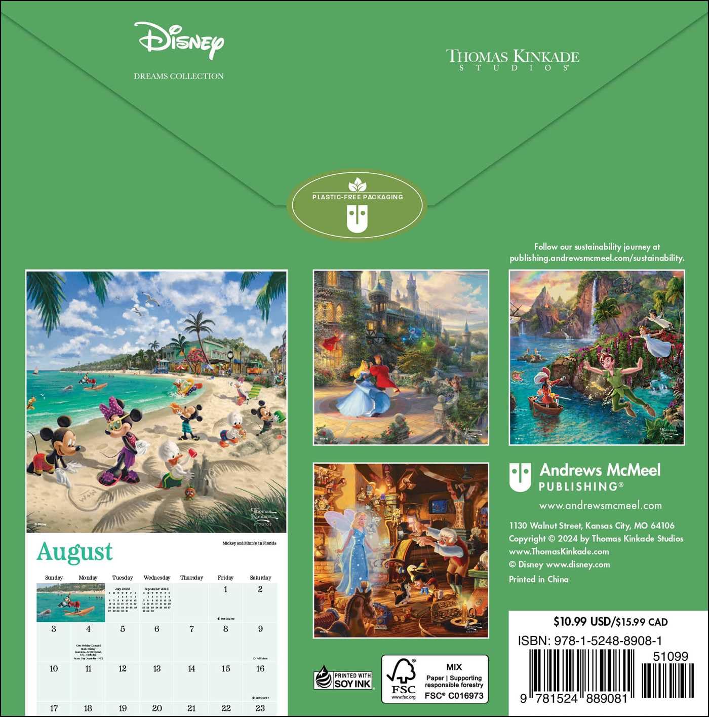 Calendar 2025 - Disney Dreams Collection | Andrews McMeel Publishing